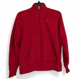 Men's Nike red 1/4 zip sweatshirt XL pullover